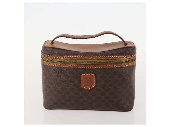 Céline Clutch in tela Macadam CELINE in pelle PVC 5 pezzi marrone oro Auth mr2262 D'oro - vista 12