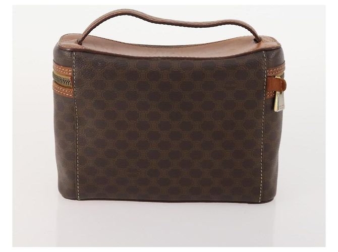 Céline Clutch in tela Macadam CELINE in pelle PVC 5 pezzi marrone oro Auth mr2262 D'oro - vista 13