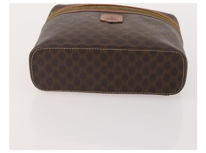 Céline Clutch in tela Macadam CELINE in pelle PVC 5 pezzi marrone oro Auth mr2262 D'oro - vista 15
