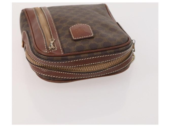 Céline Clutch in tela Macadam CELINE in pelle PVC 5 pezzi marrone oro Auth mr2262 D'oro - vista 20