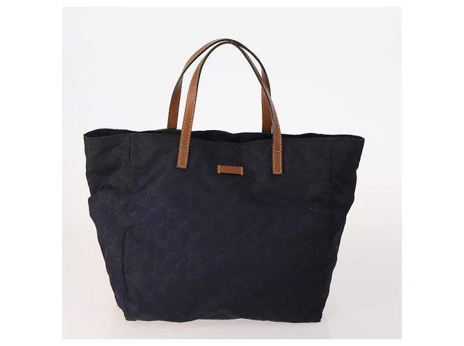 Borsa Tote in Canvas GG Gucci PVC 5 Set Rosso Beige Blu Navy Auth 155802 - vista 2