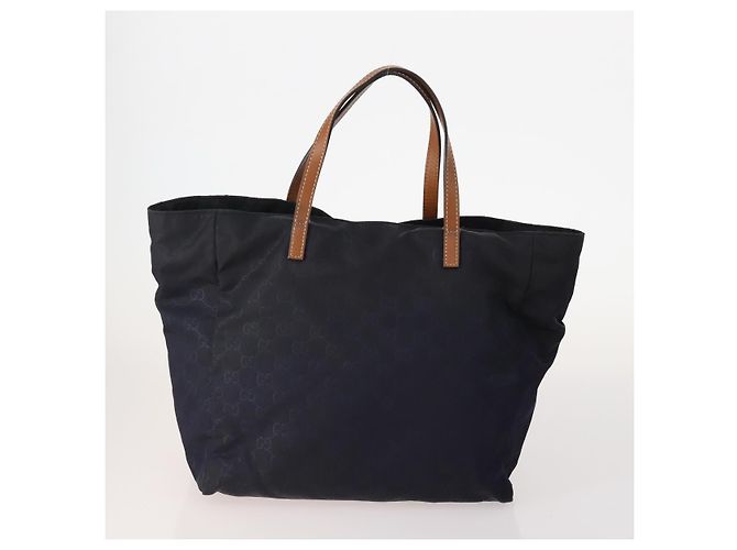 Borsa Tote in Canvas GG Gucci PVC 5 Set Rosso Beige Blu Navy Auth 155802 - vista 3