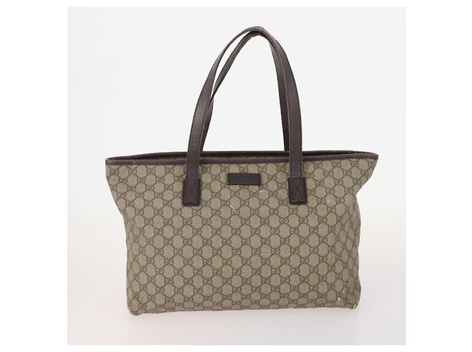 Borsa Tote in Canvas GG Gucci PVC 5 Set Rosso Beige Blu Navy Auth 155802 - vista 7