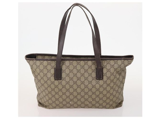 Borsa Tote in Canvas GG Gucci PVC 5 Set Rosso Beige Blu Navy Auth 155802 - vista 8