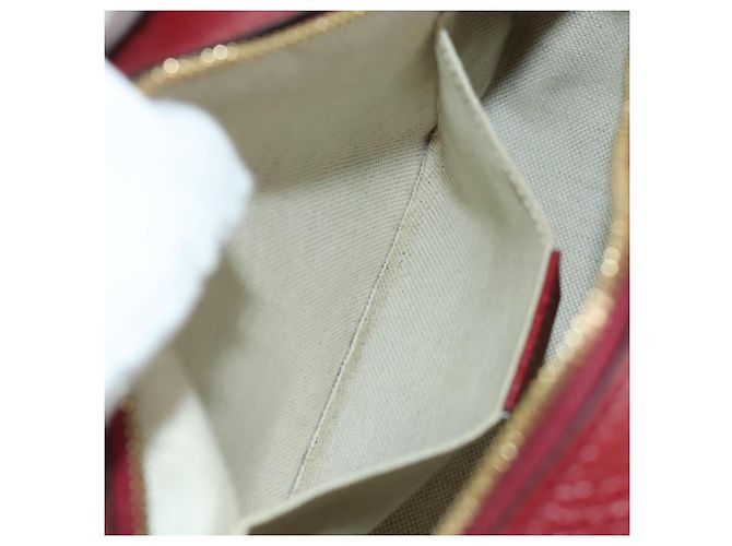 Borsa di collaborazione GUCCI Micro GG Supreme Doraemon in PVC 574886 Auth YKZ711SAM Beige D'oro - vista 24