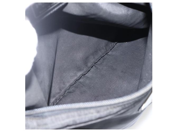 Borsa a Spalla PRADA Nylon Nero Argento Autentica BAZ203A - vista 11