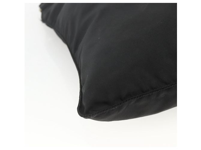 Borsa a Spalla PRADA Nylon Nero Argento Autentica BAZ203A - vista 15