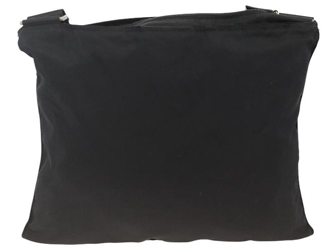 Borsa a Spalla PRADA Nylon Nero Argento Autentica BAZ203A - vista 2