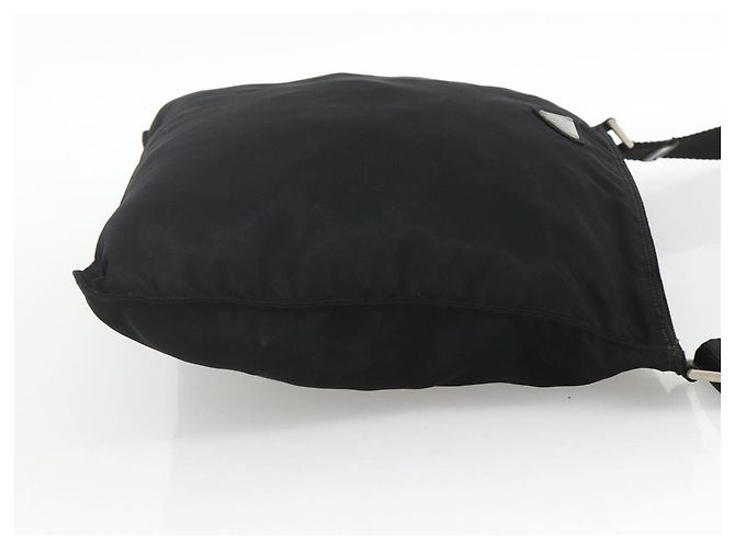 Borsa a Spalla PRADA Nylon Nero Argento Autentica BAZ203A - vista 4