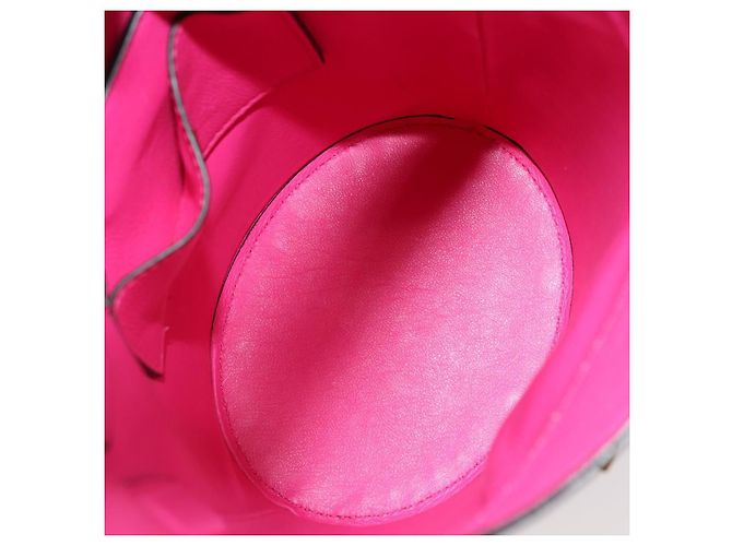 Borsa a Spalla Gancini in Pelle Rosa Oro Auth ARZ836A di Salvatore Ferragamo D'oro - vista 10