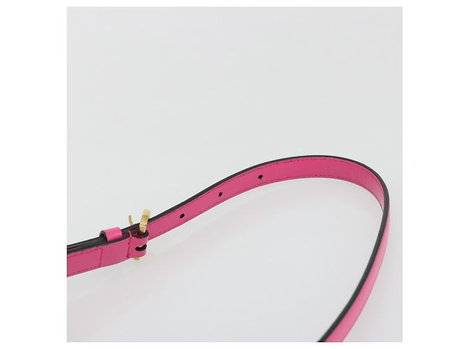 Borsa a Spalla Gancini in Pelle Rosa Oro Auth ARZ836A di Salvatore Ferragamo D'oro - vista 14
