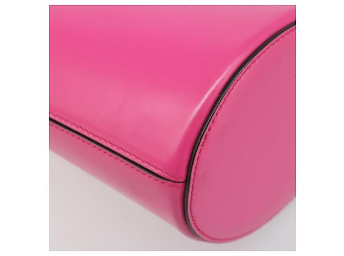 Borsa a Spalla Gancini in Pelle Rosa Oro Auth ARZ836A di Salvatore Ferragamo D'oro - vista 15