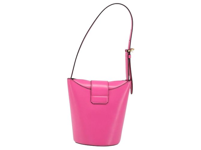 Borsa a Spalla Gancini in Pelle Rosa Oro Auth ARZ836A di Salvatore Ferragamo D'oro - vista 2