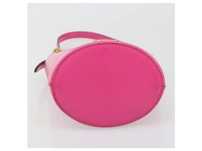 Borsa a Spalla Gancini in Pelle Rosa Oro Auth ARZ836A di Salvatore Ferragamo D'oro - vista 5