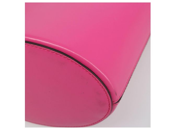 Borsa a Spalla Gancini in Pelle Rosa Oro Auth ARZ836A di Salvatore Ferragamo D'oro - vista 9