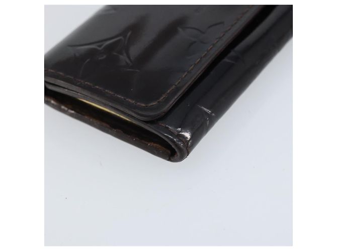 LOUIS VUITTON Vernis Multicles 4 Estojo para Chaves Amarrant M93517 LV Auth BA11523 Bordeaux - vista 14