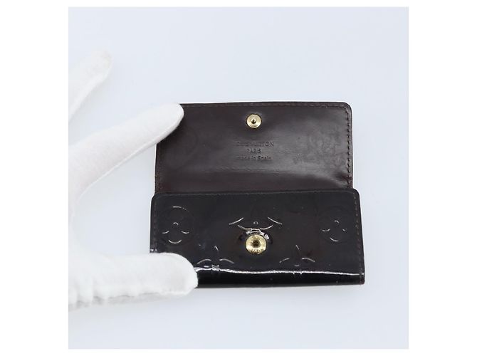 LOUIS VUITTON Vernis Multicles 4 Estojo para Chaves Amarrant M93517 LV Auth BA11523 Bordeaux - vista 8