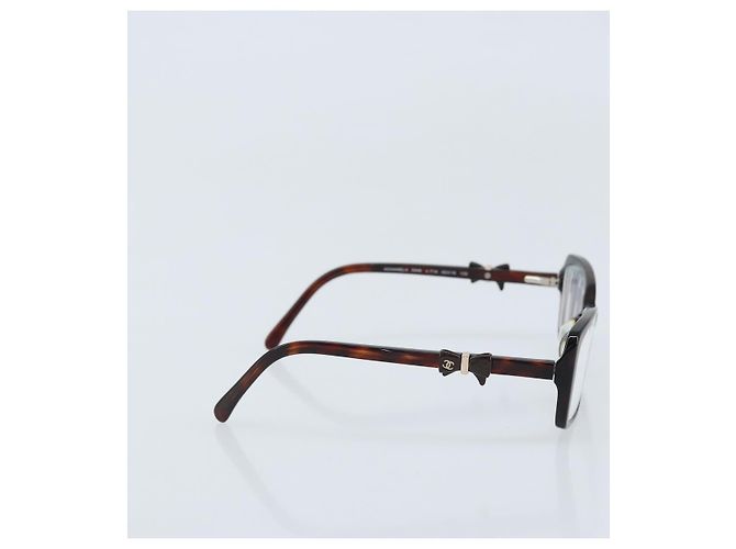 Gafas CHANEL metal Marrón CC Auth BAZ296 Castaño - vista 5