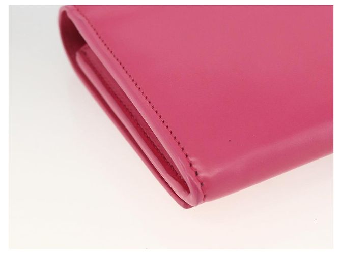 Portafoglio in pelle rosa SAINT LAURENT Auth BA11840A - vista 16