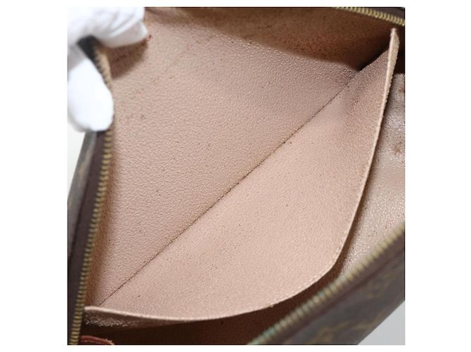 LOUIS VUITTON Pochette Cosmética Demi Ronde Monogram M47520 LV Auth ARZ812 Monogramma - vista 11