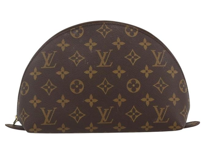 LOUIS VUITTON Pochette Cosmética Demi Ronde Monogram M47520 LV Auth ARZ812 Monogramma - vista 13