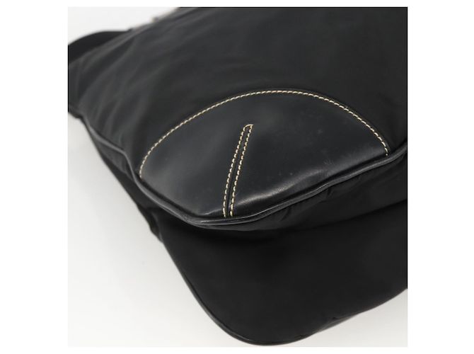 Borsa a Spalla PRADA Nylon Nero Argento Autentica ka3541 - vista 16