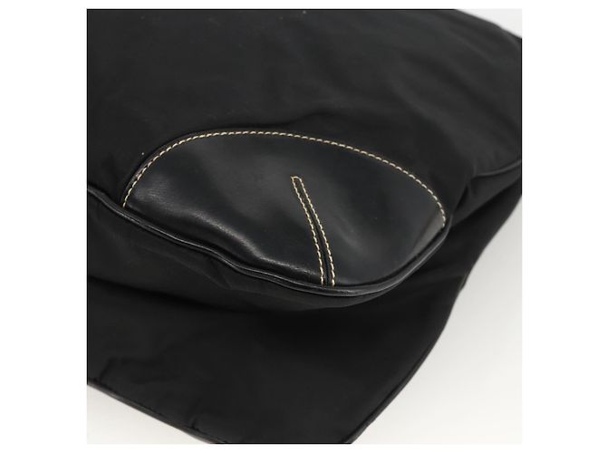 Borsa a Spalla PRADA Nylon Nero Argento Autentica ka3541 - vista 17