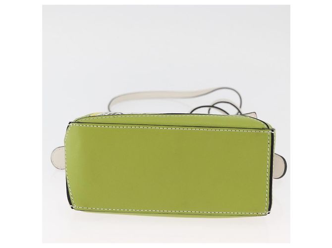 LOEWE - Borsa Puzzle Mini Ghibli Spirited Away Ootori Sama 2way Auth 167151SM Bianco Verde - vista 5