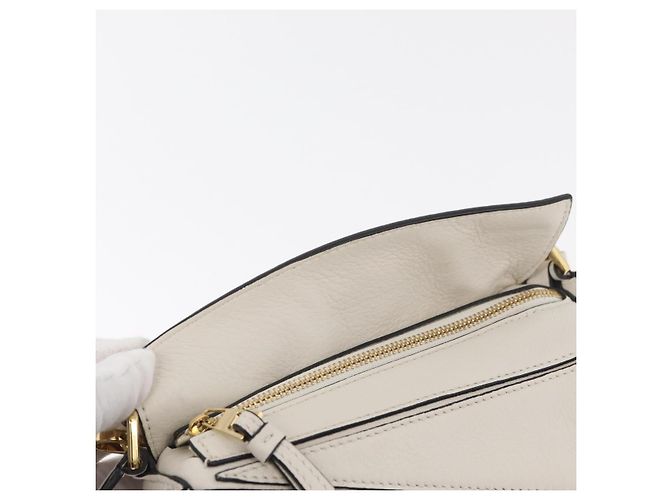 LOEWE - Borsa Puzzle Mini Ghibli Spirited Away Ootori Sama 2way Auth 167151SM Bianco Verde - vista 9