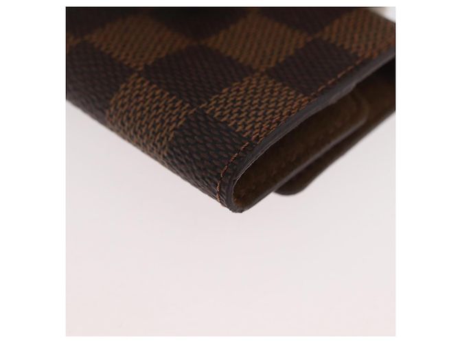 LOUIS VUITTON Maniche e Custodia per Maniche Damier Ebano Oro LV Auth 167199A D'oro Damier ebene - vista 17