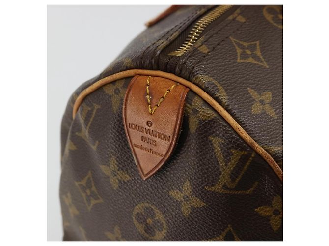 LOUIS VUITTON Borsa a Mano Monogram Speedy 30 M41526 LV Auth ka3623A Monogramma - vista 19