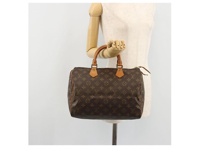 LOUIS VUITTON Borsa a Mano Monogram Speedy 30 M41526 LV Auth ka3623A Monogramma - vista 22