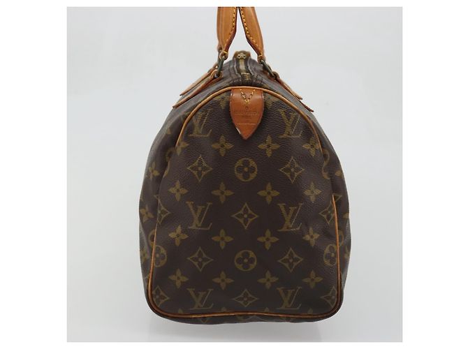 LOUIS VUITTON Borsa a Mano Monogram Speedy 30 M41526 LV Auth ka3623A Monogramma - vista 3