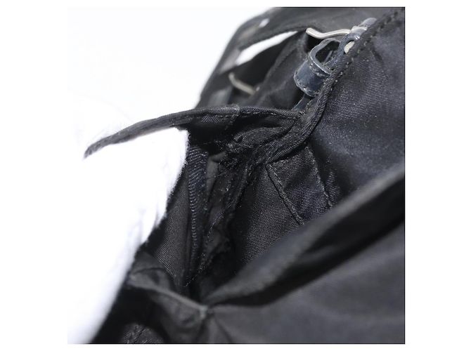 Zaino PRADA in nylon nero argento autentico 173583 - vista 11