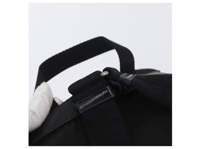 Zaino PRADA in nylon nero argento autentico 173583 - vista 15