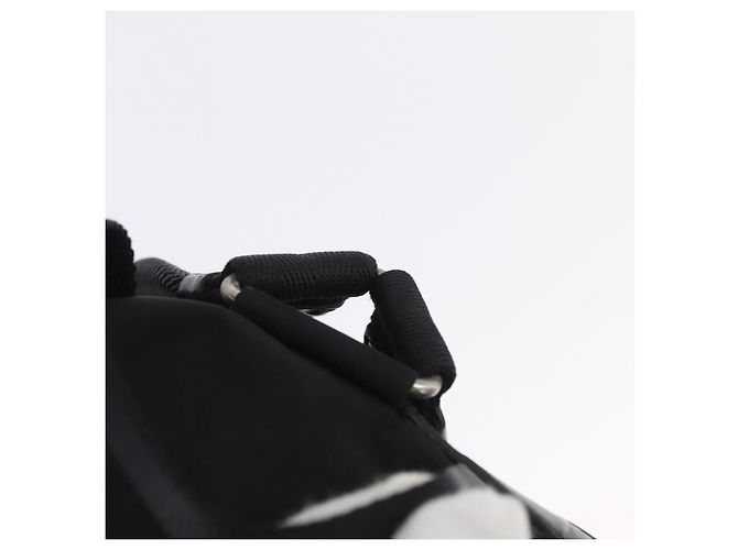 Zaino PRADA in nylon nero argento autentico 173583 - vista 16