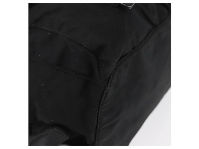 Zaino PRADA in nylon nero argento autentico 173583 - vista 18