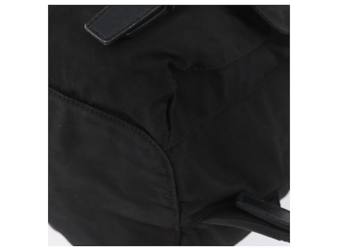 Zaino PRADA in nylon nero argento autentico 173583 - vista 19