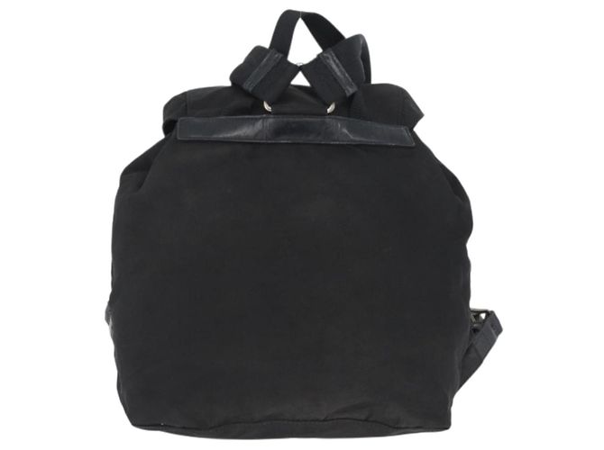 Zaino PRADA in nylon nero argento autentico 173583 - vista 2