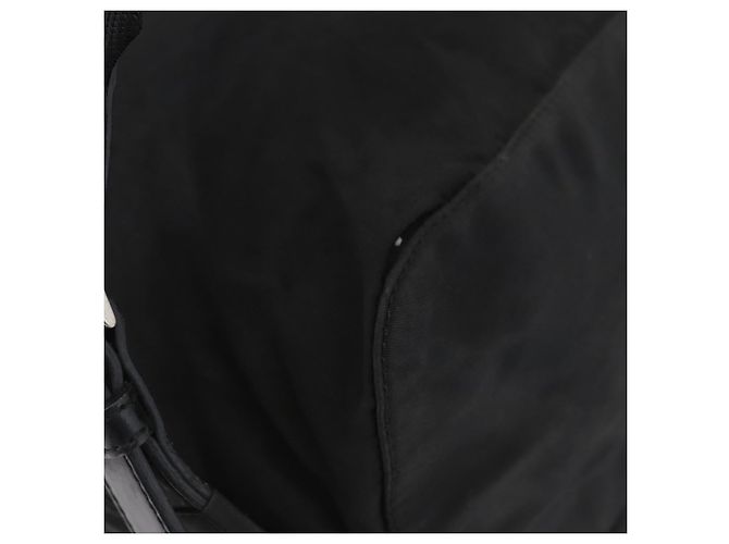 Zaino PRADA in nylon nero argento autentico 173583 - vista 20