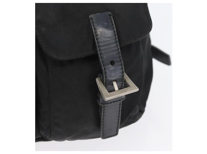 Zaino PRADA in nylon nero argento autentico 173583 - vista 25