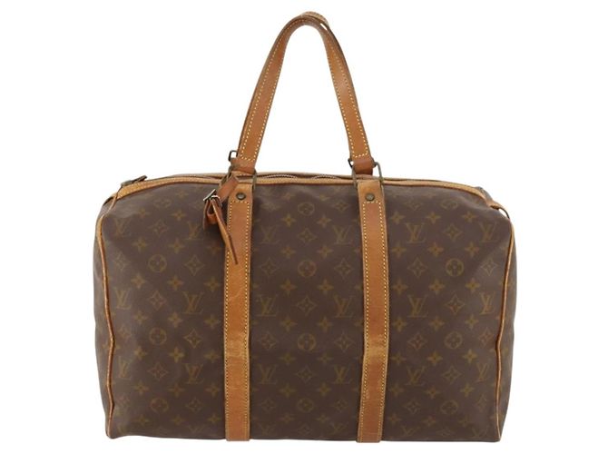 LOUIS VUITTON Borsa Boston Sac Souple 45 Monogram M41624 LV Auth 172429 Monogramma - vista 13