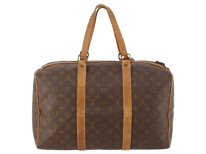 LOUIS VUITTON Borsa Boston Sac Souple 45 Monogram M41624 LV Auth 172429 Monogramma - vista 2