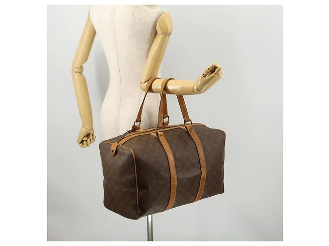 LOUIS VUITTON Borsa Boston Sac Souple 45 Monogram M41624 LV Auth 172429 Monogramma - vista 22