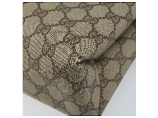 Gucci Borsa Tote GG Supreme in PVC Beige Oro 39 02 061 Auth BAZ223 - vista 15
