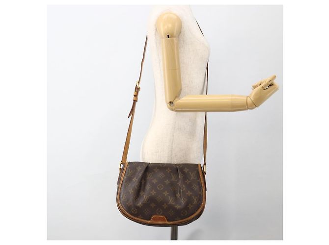 LOUIS VUITTON Borsa a Spalla Monogram Menilmontant PM M40474 LV Auth ARZ861 Monogramma - vista 23