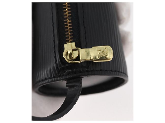 LOUIS VUITTON Pochette Soufflot Epi Nera LV Auth BA11601 Nero - vista 10