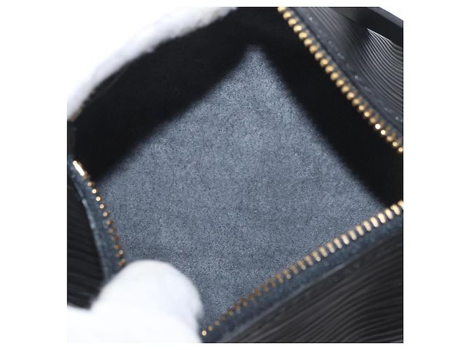 LOUIS VUITTON Pochette Soufflot Epi Nera LV Auth BA11601 Nero - vista 11