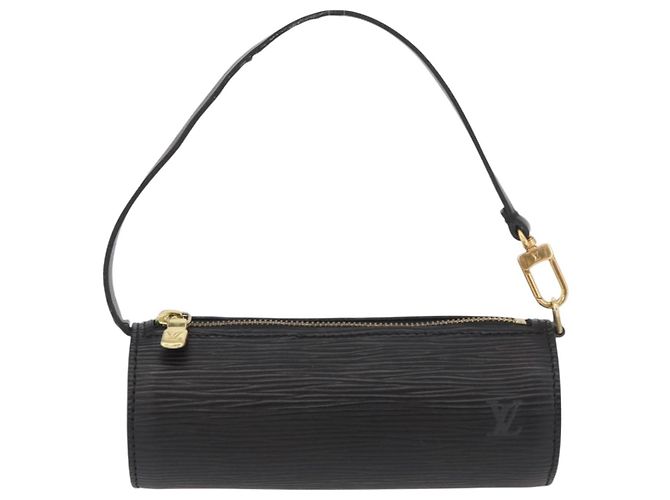 LOUIS VUITTON Pochette Soufflot Epi Nera LV Auth BA11601 Nero - vista 13