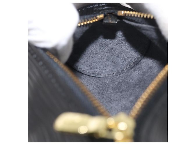 LOUIS VUITTON Pochette Soufflot Epi Nera LV Auth BA11601 Nero - vista 19